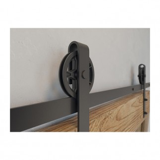 SISTEMA CORREDERA NEGRO C/FRENO C/GUIA 2 MT P/PTA MADERA... 2