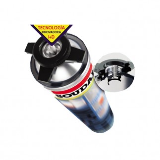 T.ESPUMA DURAVALVE SOUDAFOAM GUN 4X4 750 ML.130336 SOUDAL