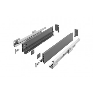 KIT CAJON AXISPRO H199 FONDO 450 MM.ANTRACITA KPL450D GTV 2