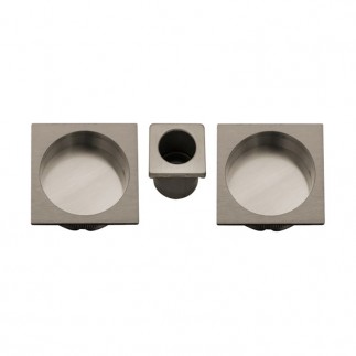 KIT PUERTA CORREDERA RED.70315 FRENTE 20 MM. NIQUEL SAT....