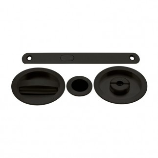 KIT PUERTA CORREDERA REDONDA SVKITRNEGR 35MM. NEGRA JANDEL