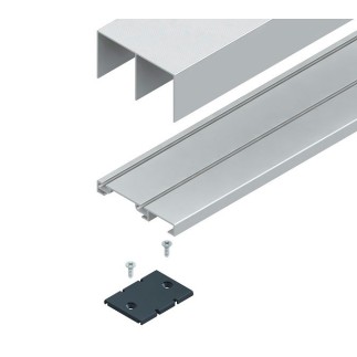 KIT CONJUNTO GUIAS KG75-20 (2 M.) PLATA MATE 312A02200...