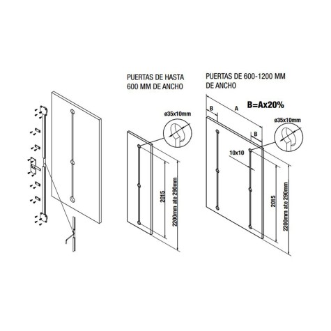 J.TENSOR PTA. 2200 MM. V00000001 AL...