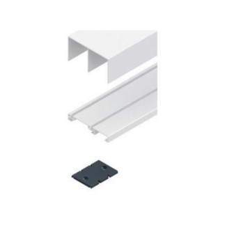 KIT CONJUNTO GUIAS KG75-20 (2 M.) BLANCO 312A01200 SYSKOR