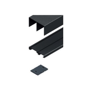 KIT CONJUNTO GUIAS KG75-20 (2 M.) NEGRO 312AM9200 SYSKOR