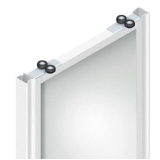 KIT PUERTA CORREDERA RECTO KP-TR16MIN-75 BLANCO 35M000A01...