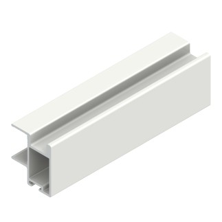 KIT PUERTA CORREDERA RECTO KP-TR16MIN-75 BLANCO CHAMONIX... 2