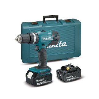 TALADRO COMBINADO DHP453RFE 18V LI-ON 3 AH (2 BAT.) MAKITA