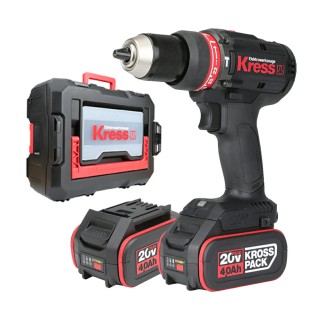 TALADRO PERCUTOR KUC31.2 20V 4AH 2 BAT. 11043002000 KRESS