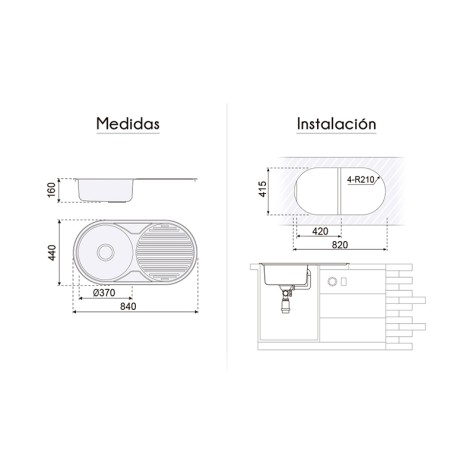 FREGADERO 1S+1E RED. LONDRES...