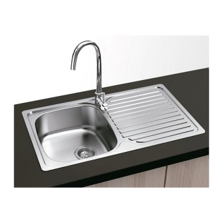 FREGADERO 1S+1E CUADRADO VIENA S/A. 800X480MM. F16742 P400