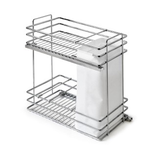 BOTELLERO/PANERO VERSATIL OVAL CROMO ALT.70 MOD.15...