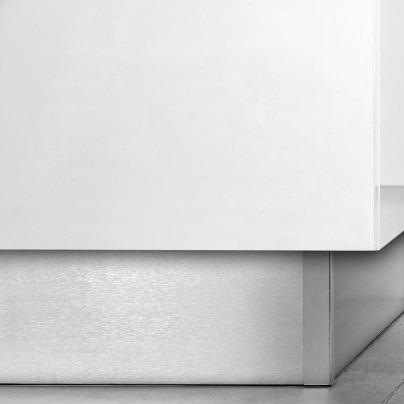 HOLZBRINK 150 cm Zócalo para Muebles Zócalo de Cocina Zócalo para Cocina  empotrada Sistema de Zócalo de cocina Altura: 150 mm Color: blanco alto