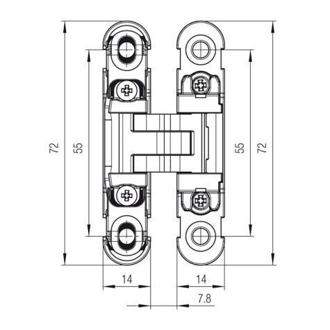 BISAGRA INVISIBLE K6100 CS...