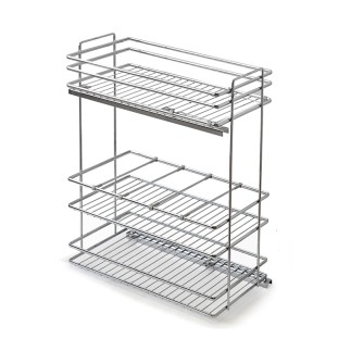 BOTELLERO ESPECIERO UNIVERSAL CROMO MOD. 30 C/FIJACION...