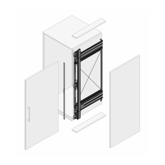 SISTEMA P/HOJAS CORREDERAS NEW DARWIN 9500 2 700 ABS...