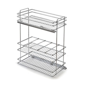 BOTELLERO/PANERO VERSATIL OVAL CROMO ALT.80 MOD.15...