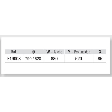 J.BANDEJAS GIRATORIAS 270º CROMO...