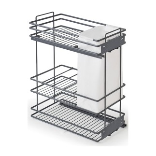 BOTELLERO/PANERO VERSATIL OVAL GRAFITO ALT.80 MOD.25...