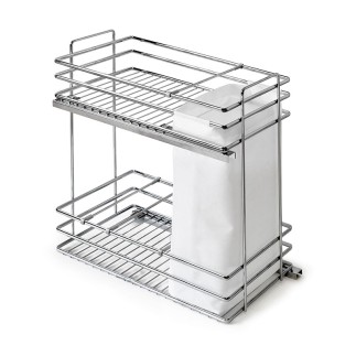 BOTELLERO/PANERO VERSATIL OVAL CROMO ALT.70 MOD.25...