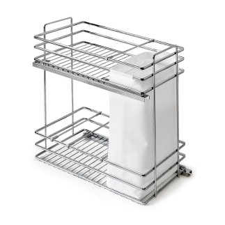 BOTELLERO/PANERO VERSATIL OVAL CROMO ALT.80 MOD.40...