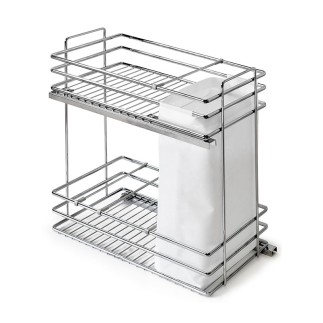 BOTELLERO/PANERO VERSATIL OVAL CROMO ALT.70 MOD.35...