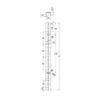 J.CREMALLERA 6000-200 GRIS METALIZADO DPY COD.15010 AMIG 2