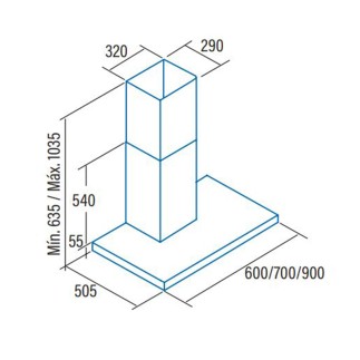 CAMPANA SYGMA 7000 X INOX 02021307 CATA 2