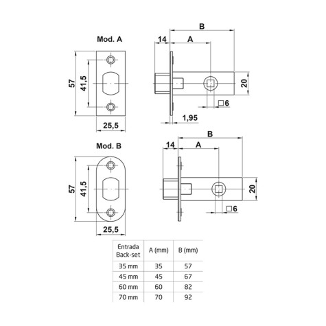 PASADOR PARA MULETILLA 126-45 NIQUEL...