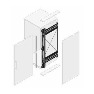SISTEMA P/HOJAS CORREDERAS NEW DARWIN 9500 3 665 ABS KRONA 2