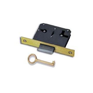 CERRADURA 205/30 C/LLAVE A ORO LATON 35 HERMAN