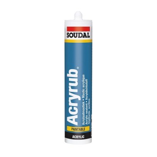 T.MASILLA ACRILICA BLANCA 300 ML.108176 ACRYRUB SOUDAL 2