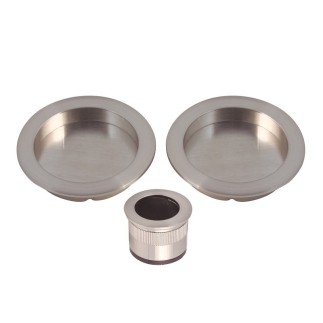 J.CAZOLETAS Y UÑERO REDONDAS D.57 MM. NIQUEL SATINADO...