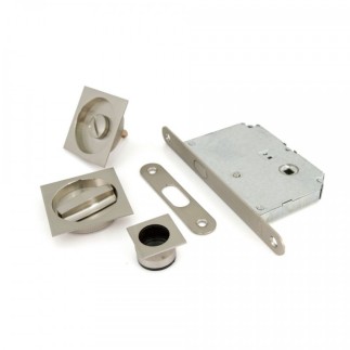 KIT PUERTA CORREDERA CUADRADO FRENTE 20MM. NIQUEL...