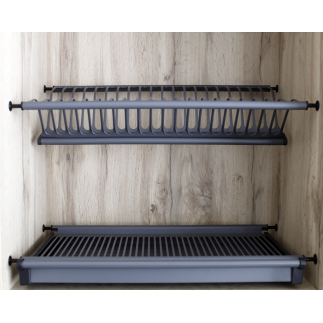 J.ESCURREPLATOS INOX DE 40 ANTRACITA/GRAFITO 1090106040 P763