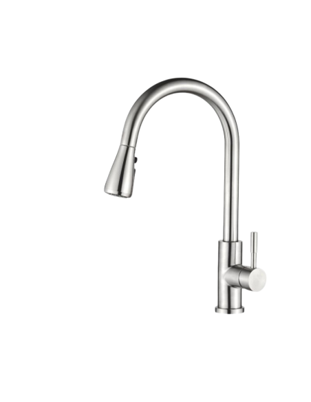 GRIFO MONOMANDO EXTRAIBLE FREGADERO INOX304 M22137 P685