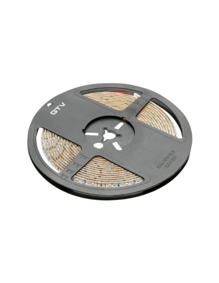 ROLLO 5 M.TIRA LED 24W 4000K 12V IP65 LD-3528-300-65-NE4P LUZ NEUTRA 8MM GTV