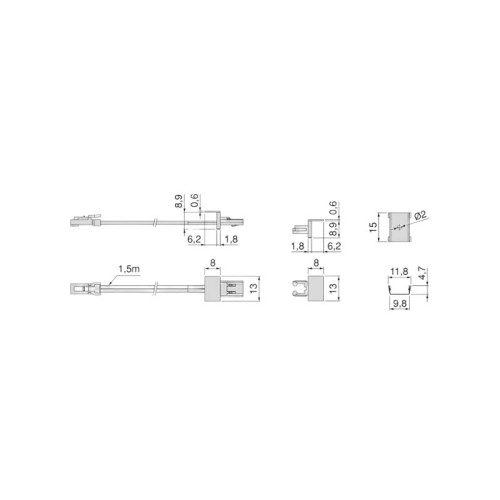 CABLE LED PYXIS 24V. NEGRO 5225417 EMUCA 2