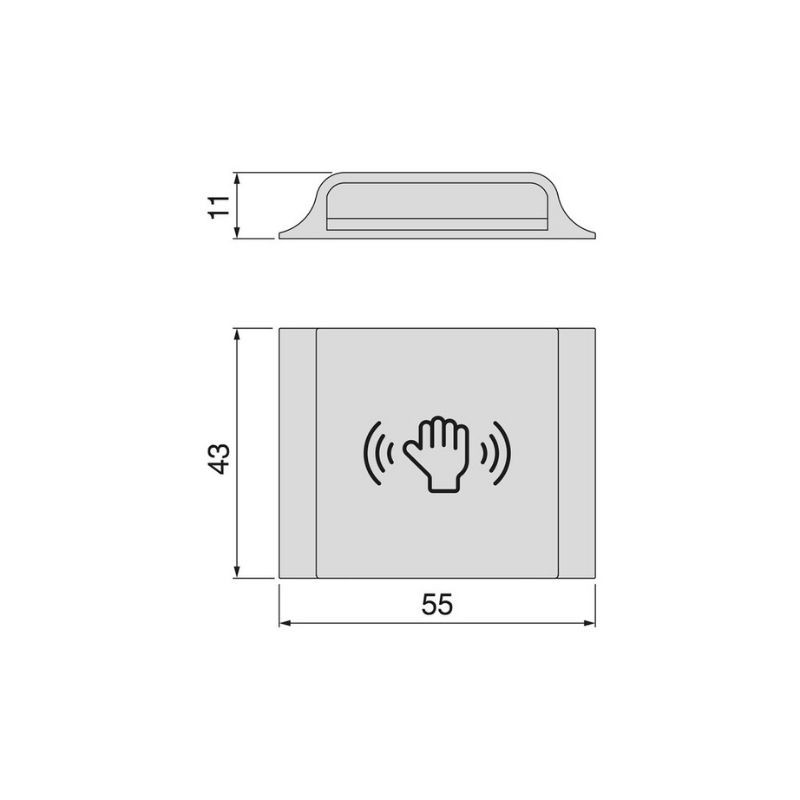 INTERRUPTOR/EMISOR PYXIS C/SENSOR LED...