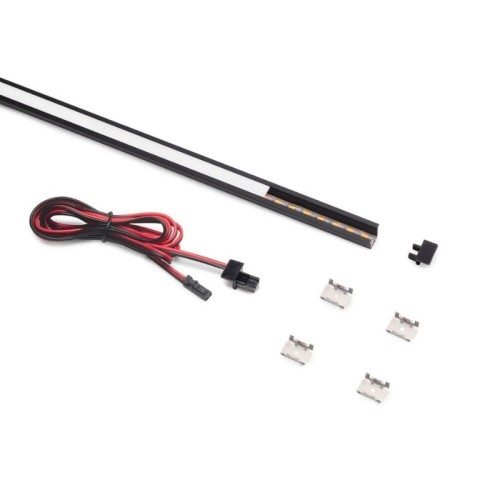 PERFIL LED EMBUTIR C/LED 24V. PYXIS B/NATURAL 4000K NEGRO...