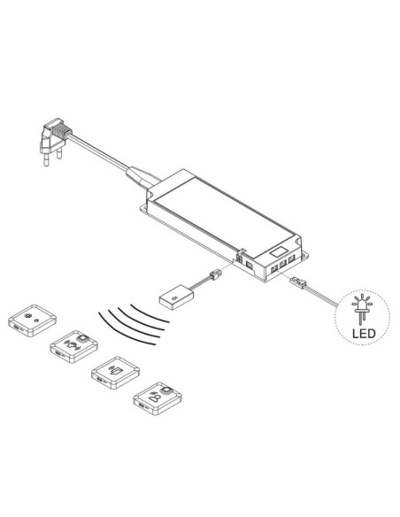 RECEPTOR RF PYXIS 12V/24V 5153620 EMUCA