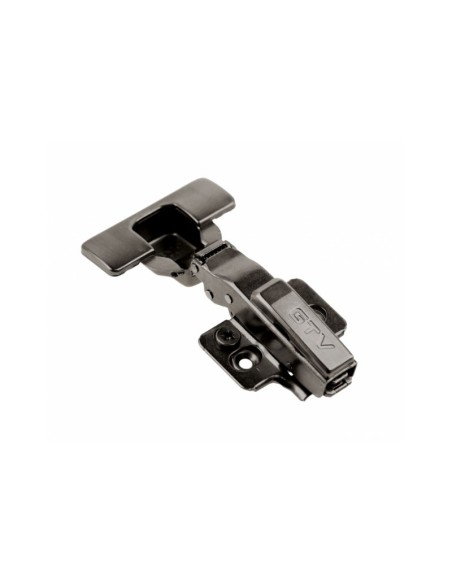 BISAGRA D.35 RECTA SILENTO-PRO C/FRENO NEGRA C/BASE 16MM/19MM C/EMBELL. ZM-HCSL09-3DBEO-20 GTV