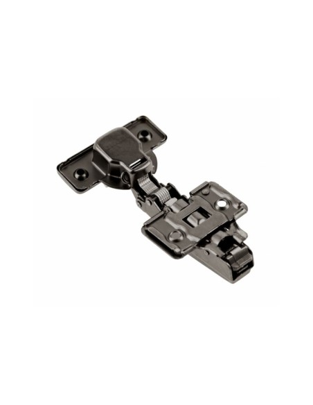 BISAGRA D.35 RECTA SILENTO-PRO C/FRENO NEGRA C/BASE 16MM/19MM C/EMBELL. ZM-HCSL09-3DBEO-20 GTV