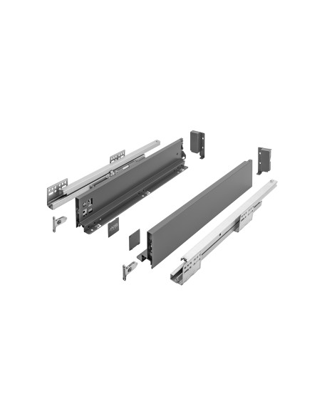 KIT CAJON AXISPRO H84 FONDO 550 MM.ANTRACITA PB-AXISPRO-KPL550A GTV