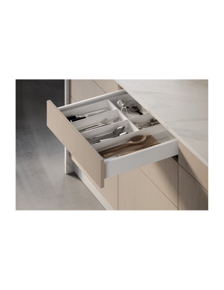 KIT CAJON PUSH AXISPRO H84 FONDO 300 MM. BLANCO PB-AXISPRO-P2O-KPL300A1 GTV