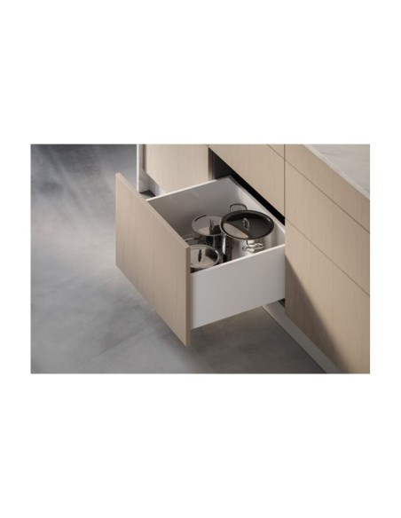 KIT CAJON PUSH AXISPRO H167 FONDO 450 MM. BLANCO PB-AXISPRO-P2O-KPL450C1 GTV