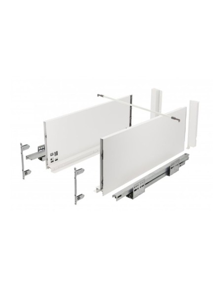 KIT CAJON PUSH AXISPRO H199 FONDO 450 MM. BLANCO PB-AXISPRO-P2O-KPL450D1 GTV