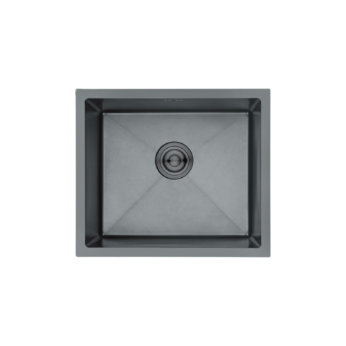 FREGADERO BAJO ENCIMERA CUADRADO 500X430MM. (45-38) NEGRO...