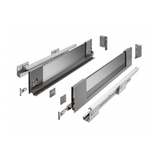 KIT CAJON AXISPRO-CRISTAL H116 FONDO 500MM. ANTRACITA...