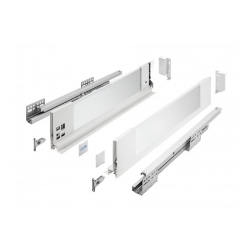 KIT CAJON AXISPRO-CRISTAL H84 FONDO 500MM. BLANCO...